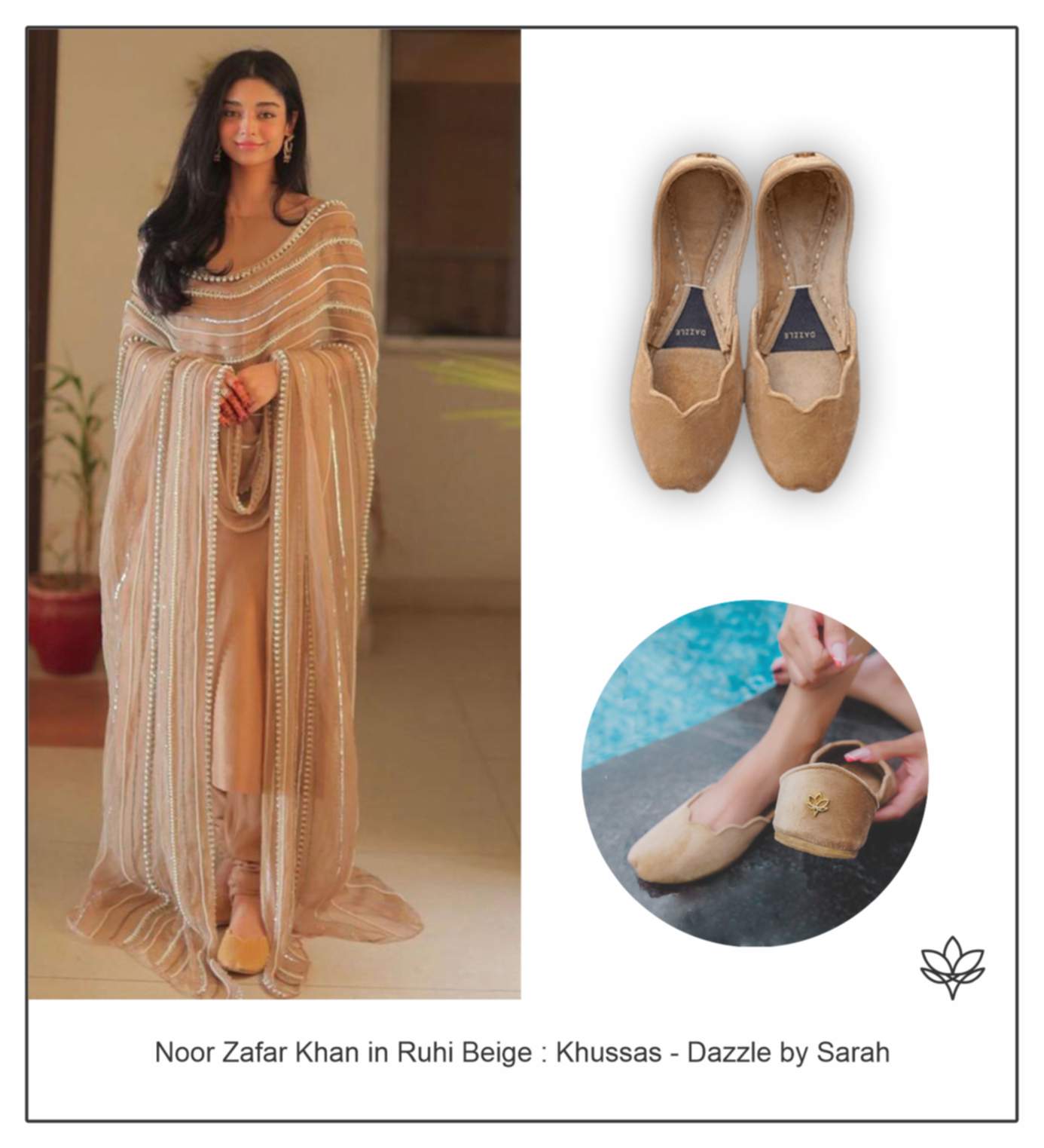 Ruhi Beige-Khussa-kolhapuri-dazzle-by-sarah