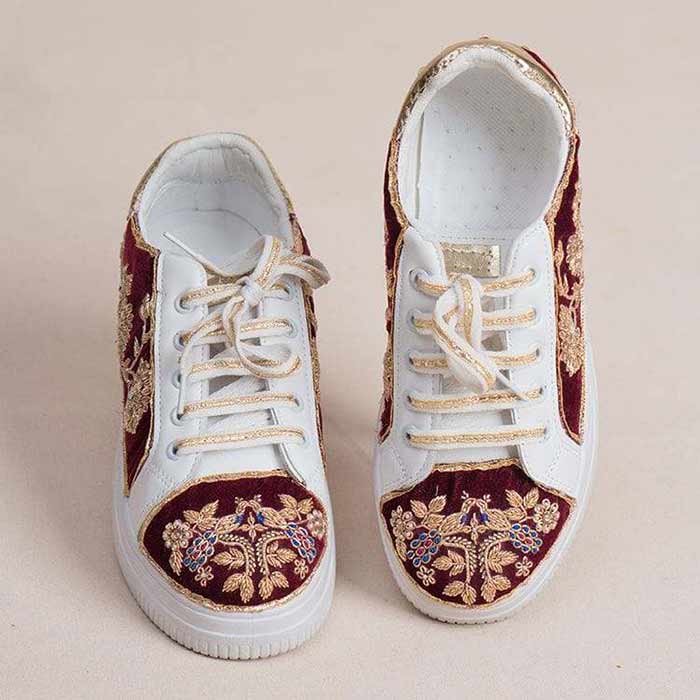 Morni Bridal Sneakers-Khussa-kolhapuri-dazzle-by-sarah